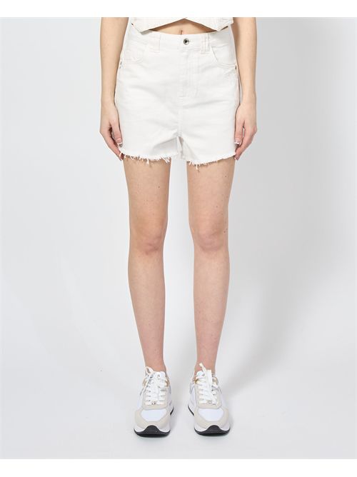 Short blanc Patrizia Pepe avec braguette dans le dos PATRIZIA PEPE | 2P1692-D107W146